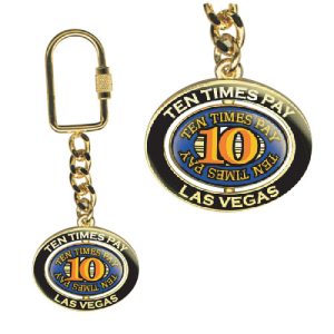 10 Times Pay Key Chain