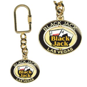Blackjack Key Chain
