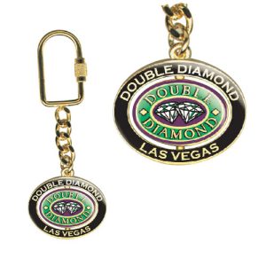 Double Diamond Key Chain