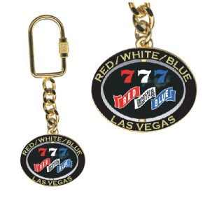 Red White & Blue Key Chain